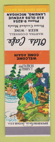 Matchbook Cover - Olds Cafe Lansing MI hillbilly