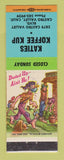 Matchbook Cover - Katies Koffee Kup Castro Valley CA #2 hillbilly