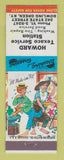 Matchbook Cover - Howard Texaco oil gas Bowling Green KY hillbilly
