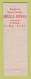 Matchbook Cover - Trailer Haven Park Sales Spring Lake NC hillbilly