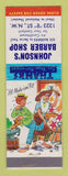 Matchbook Cover - Johnson's Barber Shop hillbilly