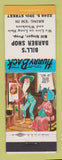Matchbook Cover - Bill's Barber Shop Bill Singer hillbilly