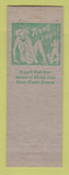 Matchbook Cover - Almas Lumber Company Cleveland OH Terry Says girlie hillbilly