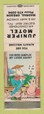 Matchbook Cover - Juniper Motel Madras OR WEAR hillbilly