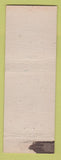 Matchbook Cover - National Dry Cleaning Salem OH hillbilly