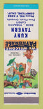 Matchbook Cover - Kuny Tavern Comptche CA hillbilly