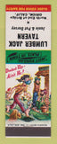 Matchbook Cover - Lumber Jack Tavern Orick CA hillbilly