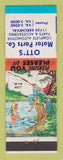 Matchbook Cover - Ott's Motor Parts auto Detroit MI  hillbilly
