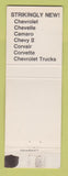 Matchbook Cover - 1968 Chevrolet Richardson Aberdeen MS