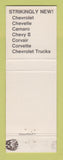 Matchbook Cover - 1968 Chevrolet Billingsley Booneville MS