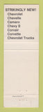 Matchbook Cover - 1968 Chevrolet Knudtson Cheyenne Wells Colorado
