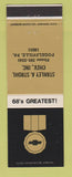 Matchbook Cover - 1968 Chevrolet Stanley Strohl Fogelsville PA