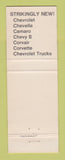 Matchbook Cover - 1968 Chevrolet Nicholas Trading Post Summersville WV