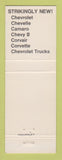 Matchbook Cover - 1968 Chevrolet Ted Buick Colville WA