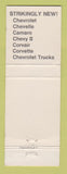 Matchbook Cover - 1968 Chevrolet Massey Citronelle AL