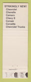Matchbook Cover - 1968 Chevrolet Lee Motors Monroeville AL