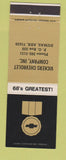 Matchbook Cover - 1968 Chevrolet Vickers Dumas AR