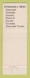 Matchbook Cover - 1968 Chevrolet Vickers Dumas AR