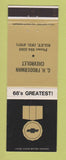 Matchbook Cover - 1968 Chevrolet GH Froderman Riley IN