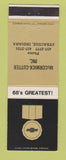 Matchbook Cover - 1968 Chevrolet McCormick Cutter Syracuse IN