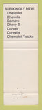 Matchbook Cover - 1968 Chevrolet Troell Pleasanton TX