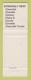 Matchbook Cover - 1968 Chevrolet Rio Motors Rio Grande City TX
