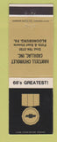Matchbook Cover - 1968 Chevrolet Hartzell Cadillac Bloomsburg PA