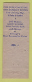 Matchbook Cover - Hotel Midland Chicago IL
