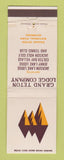 Matchbook Cover - Grand Teton Lodge National Park WY