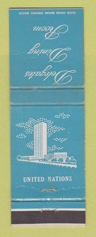 Matchbook Cover - United Nations Delegates Dining Room New York City WEAR