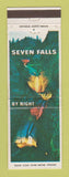 Matchbook Cover - Seven Falls Colorado Springs