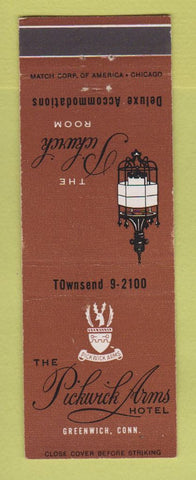 Matchbook Cover - Pickwick Arms Hotel Greenwich CT