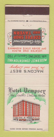 Matchbook Cover - Hotel Dempsey Macon GA WEAR