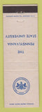 Matchbook Cover - Penn State University State College PA