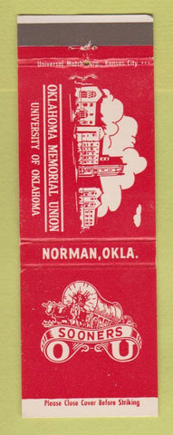 Matchbook Cover - University of Oklahoma Norman OK Memorial Union