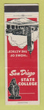 Matchbook Cover - San Diego State College CA Aztecs