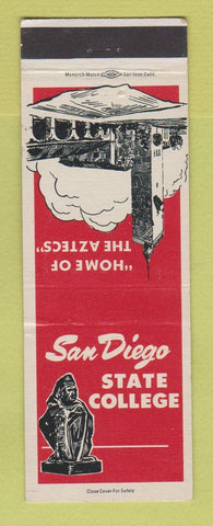 Matchbook Cover - San Diego State College CA Aztecs