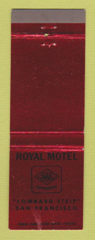 Matchbook Cover - Royal Motel San Francisco CA