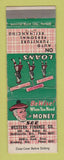 Matchbook Cover - Western Finance McMinnville Newberg OR