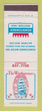 Matchbook Cover - Windjammer Rowntowner Motor Inn Baltimore MD