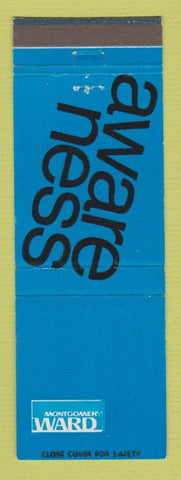 Matchbook Cover - Montgomery Ward Stores Awareness