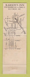 Matchbook Cover - Karson's Inn Baltimore MD WEAR