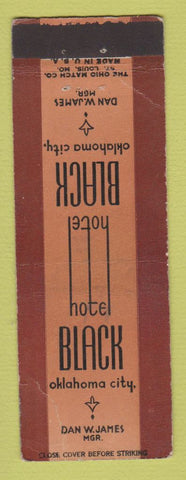 Matchbook Cover - Hotel Black Oklahoma City OK WEAR