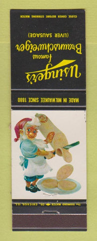 Matchbook Cover - Usinger's Sausage Milwaukee WI