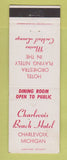 Matchbook Cover - Clarlevoix Beach Hotel MI