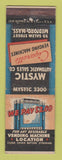 Matchbook Cover - Mystic Cigarette Vending Medford MA