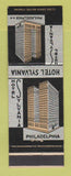 Matchbook Cover - Hotel Sylvania Philadelphia PA