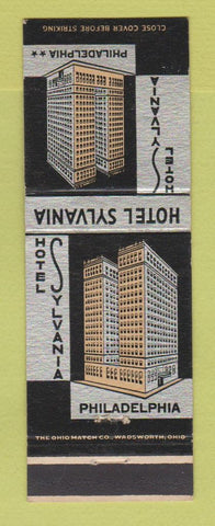 Matchbook Cover - Hotel Sylvania Philadelphia PA