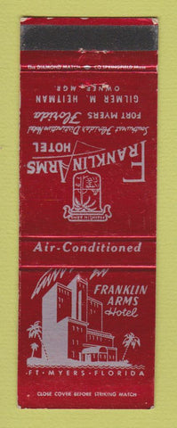Matchbook Cover - Franklin Arms Hotel Fort Myers FL WEAR