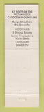 Matchbook Cover - Cozy Restaurant Motel Inn Thurmont MD